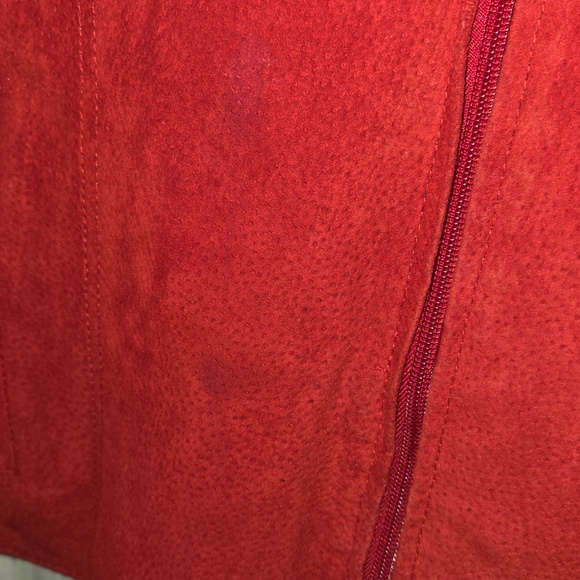 Vintage 90s Y2k Tangents Suede Leather Vest - Picture 8 of 14